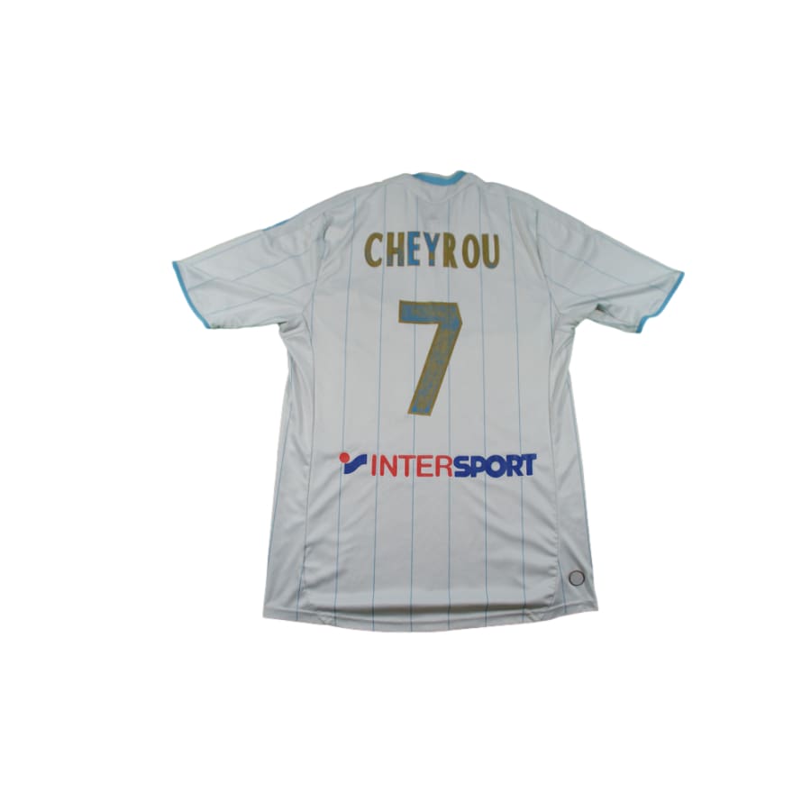 Maillot OM rétro domicile #7 CHEYROU 2009-2010 - Adidas - Olympique de Marseille