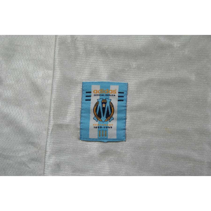Maillot OM vintage domicile #5 L.BLANC 1998-1999 - Adidas - Olympique de Marseille