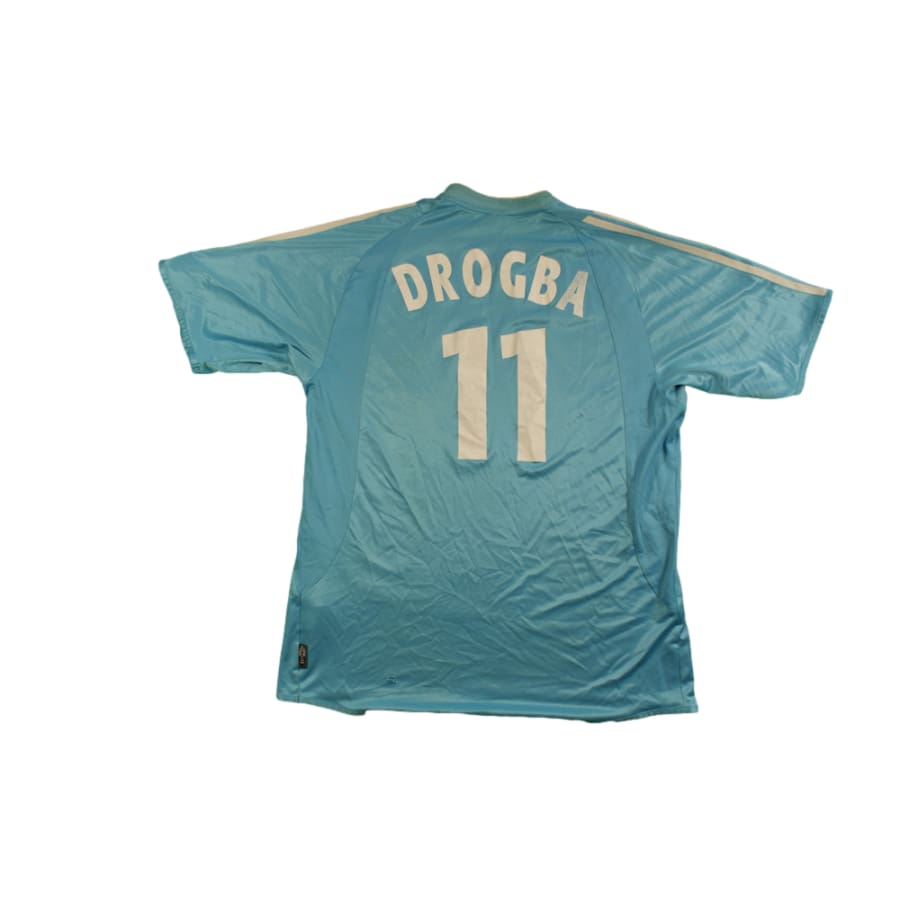 Maillot OM vintage domicile N°11 DROGBA 2003-2004 - Adidas - Olympique de Marseille