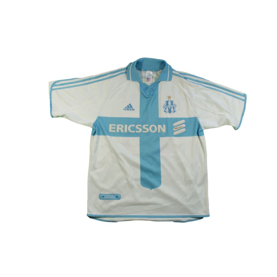 Maillot OM vintage domicile N°23 GALLAS 2000-2001 - Adidas - Olympique de Marseille