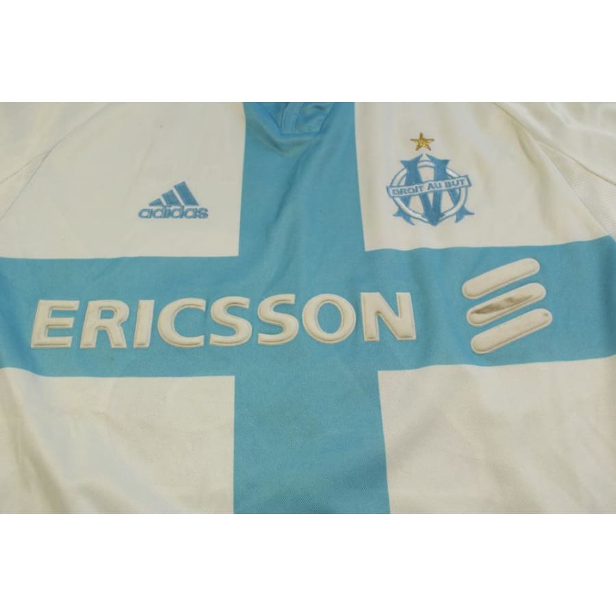 Maillot OM vintage domicile N°23 GALLAS 2000-2001 - Adidas - Olympique de Marseille