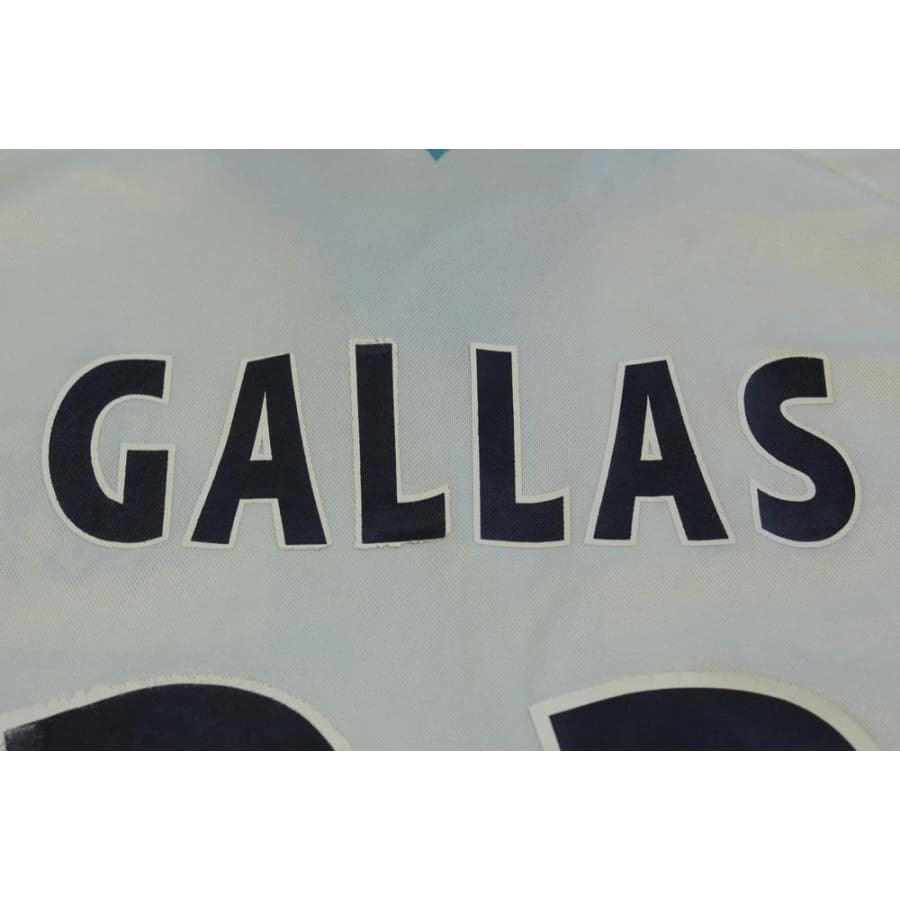 Maillot OM vintage domicile N°23 GALLAS 2000-2001 - Adidas - Olympique de Marseille