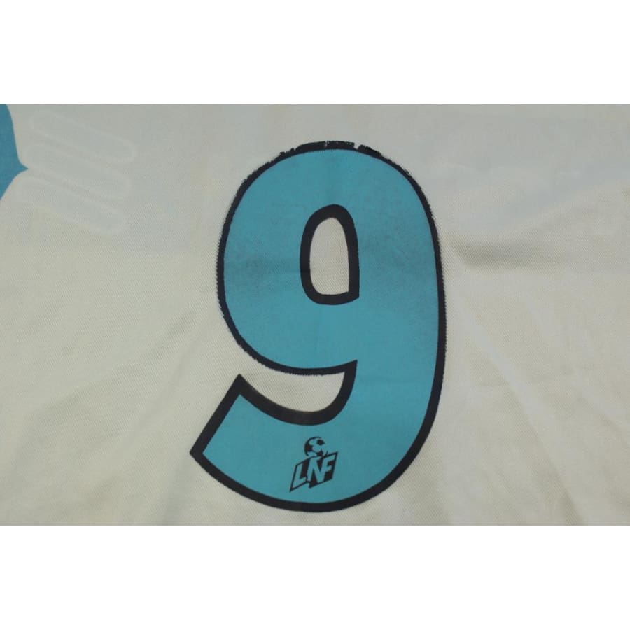 Maillot OM vintage domicile N°9 MAURICE 2000-2001 - Adidas - Olympique de Marseille