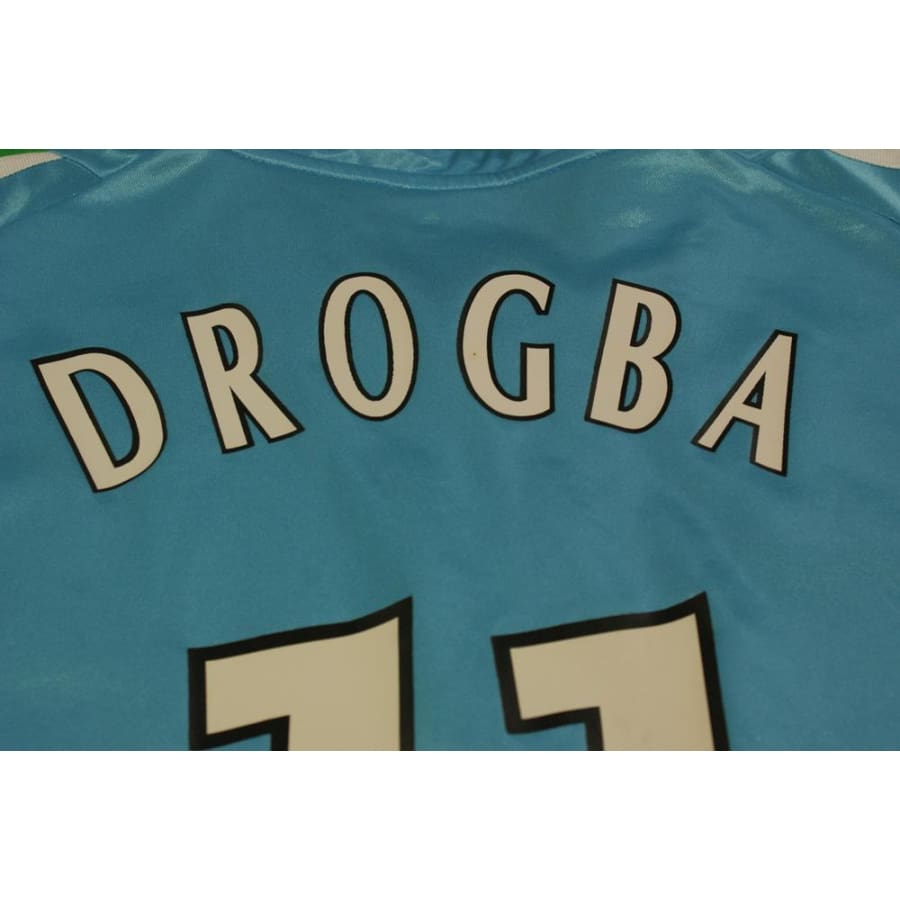 Maillot OM vintage extérieur N°11 DROGBA 2003-2004 - Adidas - Olympique de Marseille