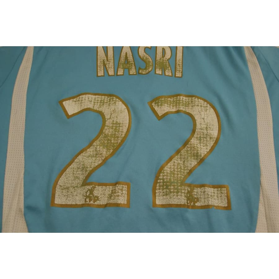 Maillot OM vintage extérieur N°22 NASRI 2007-2008 - Adidas - Olympique de Marseille