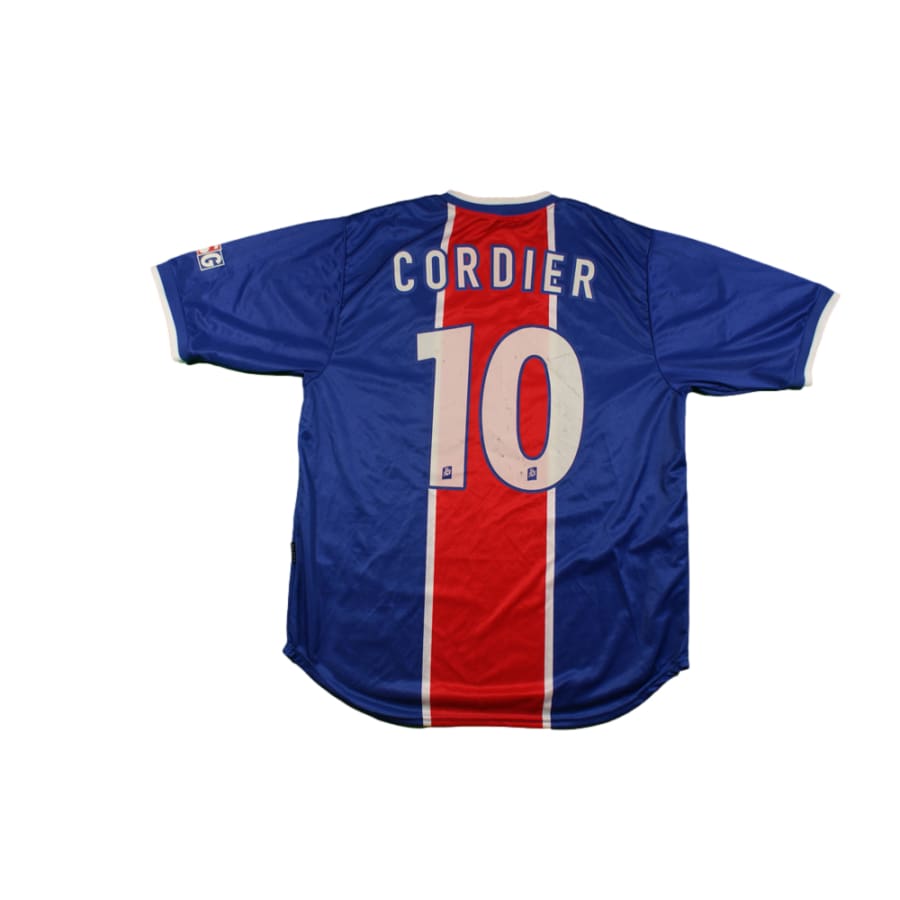 Maillot Paris Saint-Germain vintage domicile N°10 CORDIER 1999-2000 - Nike - Paris Saint-Germain