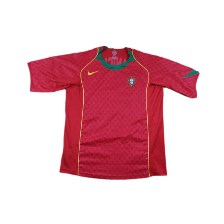 Maillot Portugal vintage domicile N°6 MANICHE 2004-2005 - Nike - Portugal