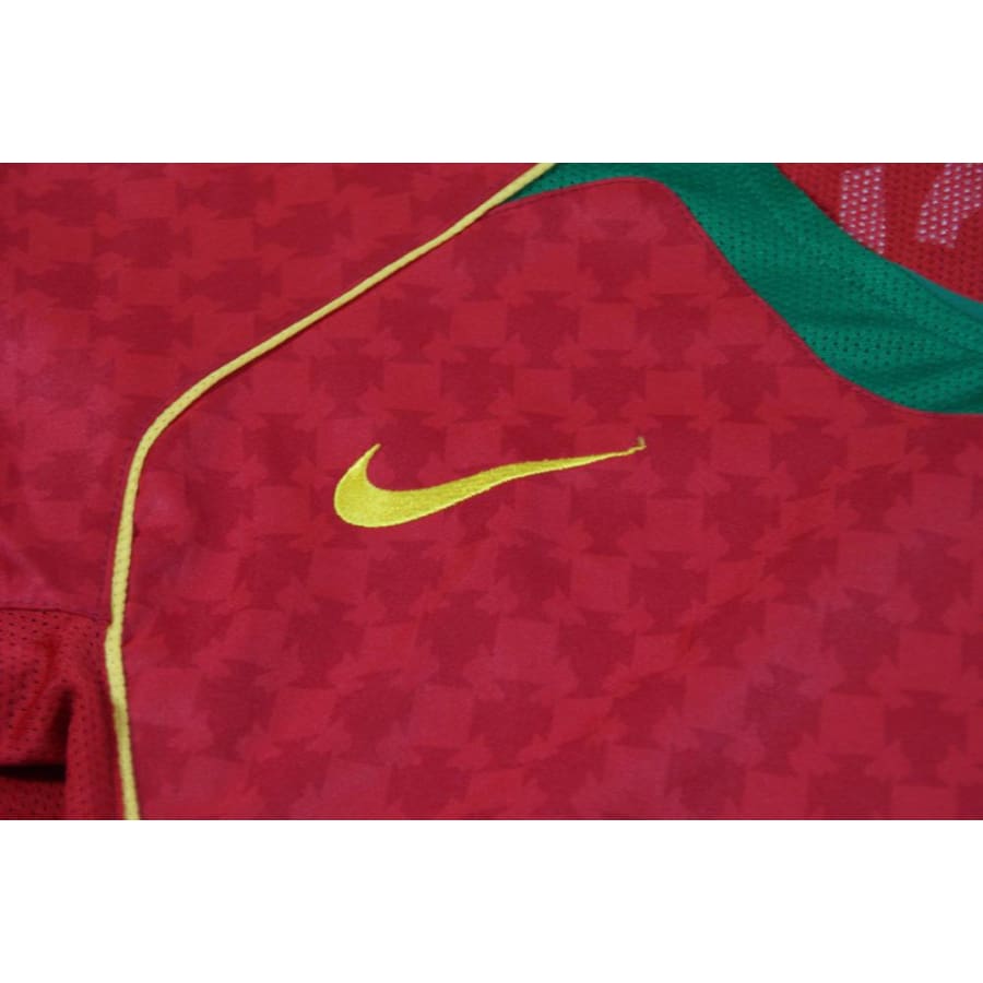 Maillot Portugal vintage domicile N°6 MANICHE 2004-2005 - Nike - Portugal