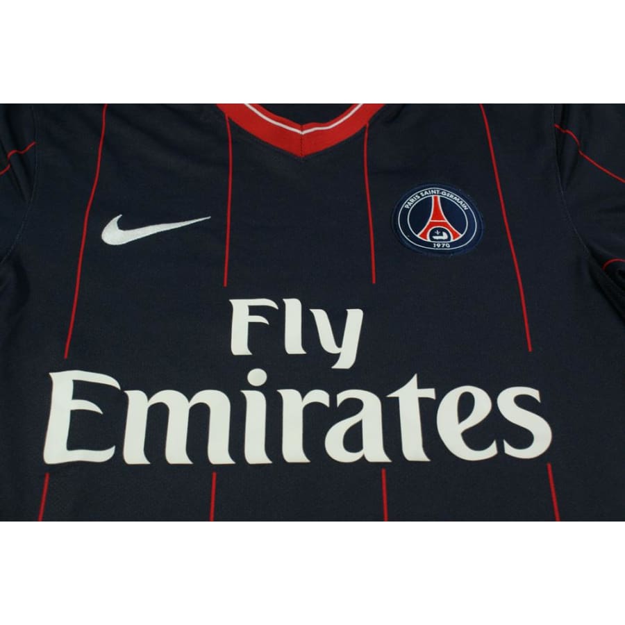 Maillot D'entraînement PSG Nike – Noir, Manches Courtes, Homme – Occasion Bon état