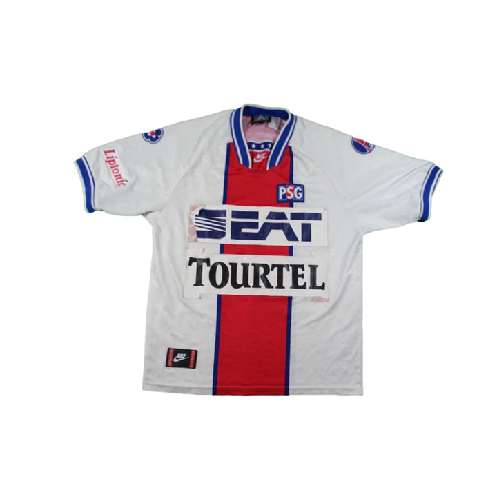 Auxerre Home Maillot de foot 1994 - 1995. Sponsored by Poulet le Duc
