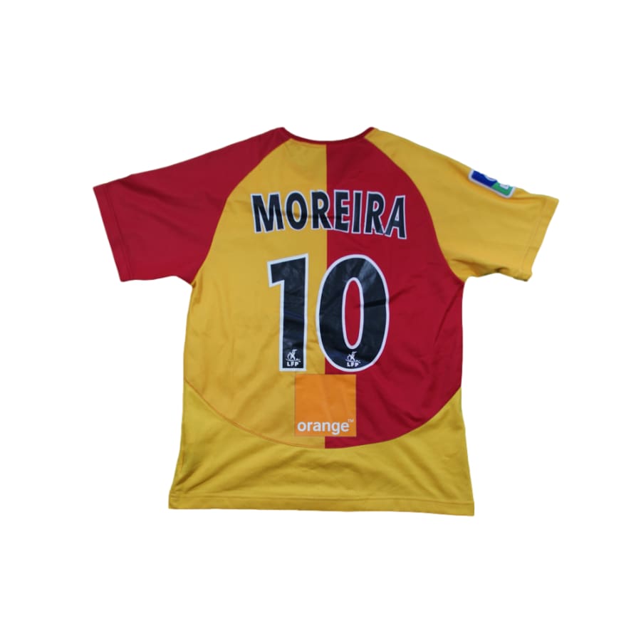 Maillot RC Lens vintage domicile #10 MOREIRA 2003-2004 - Nike - RC Lens