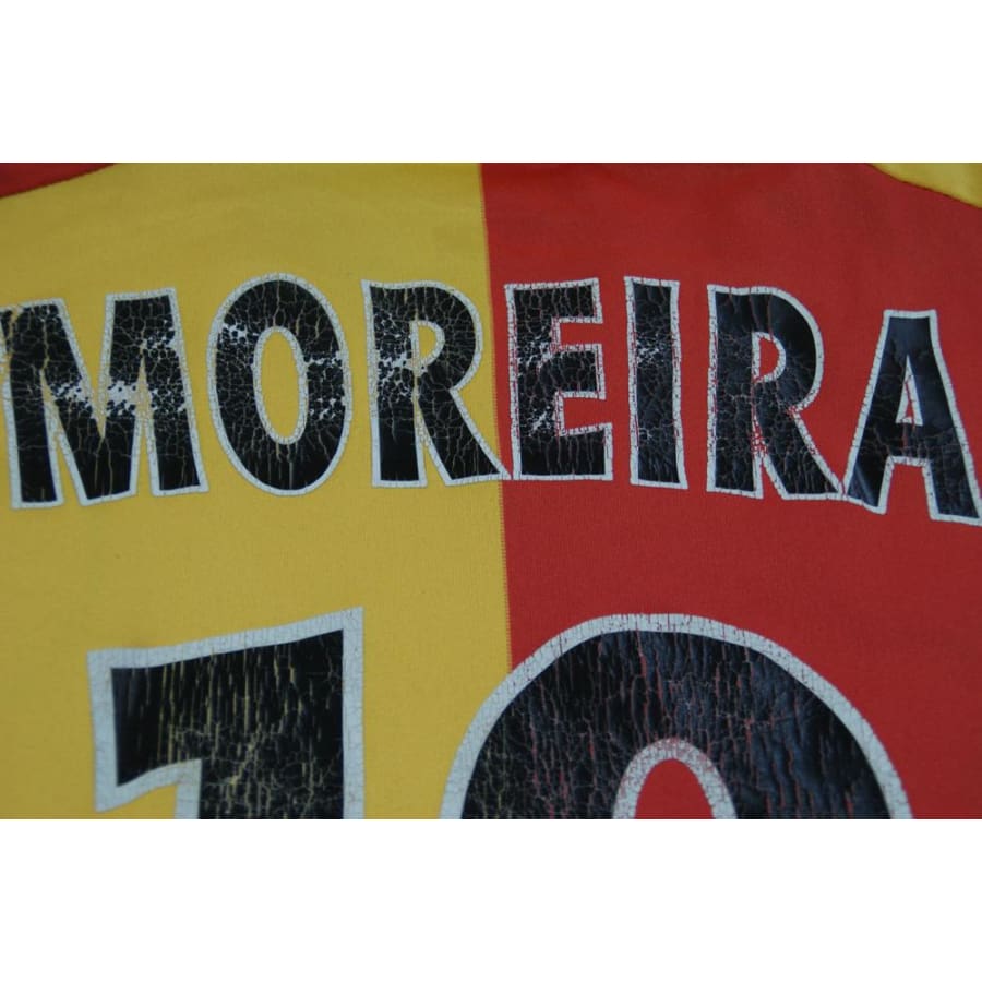 Maillot RC Lens vintage domicile N°10 MOREIRA 2003-2004 - Nike - RC Lens