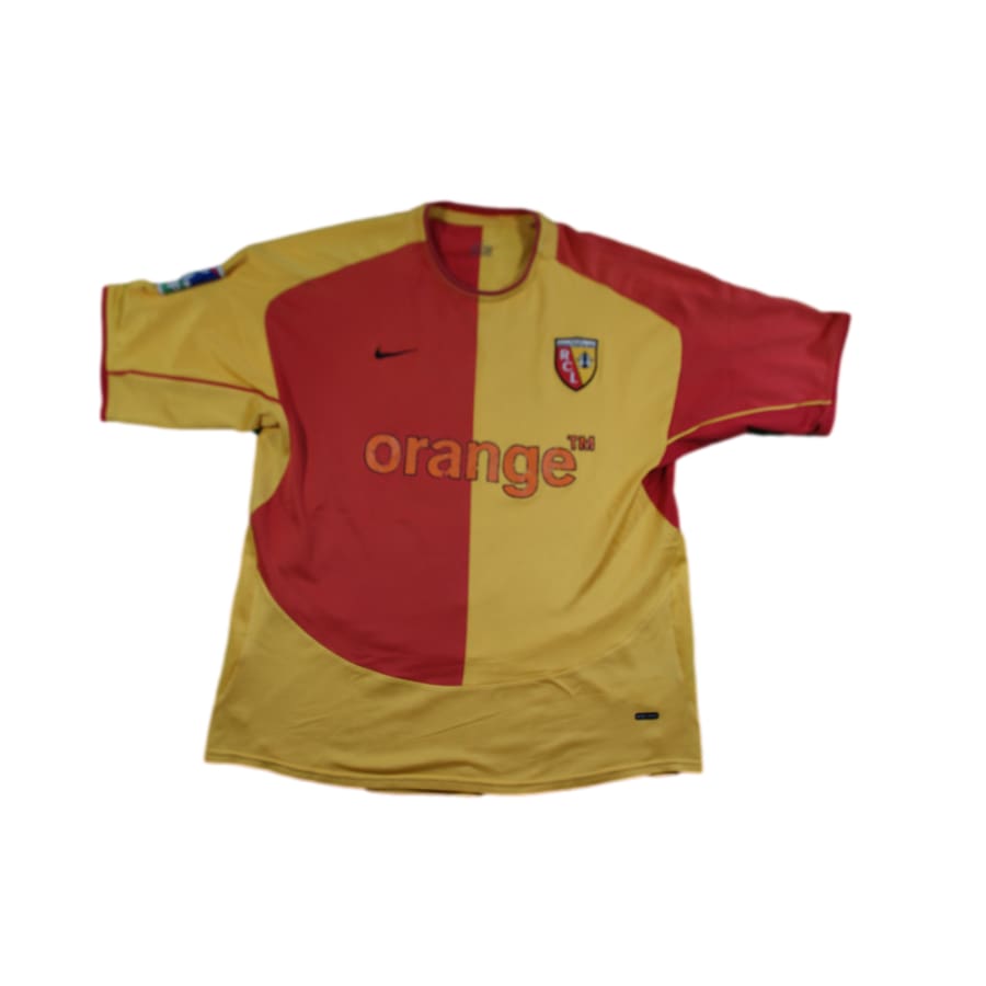 Maillot RC Lens vintage domicile N°10 MOREIRA 2003-2004 - Nike - RC Lens