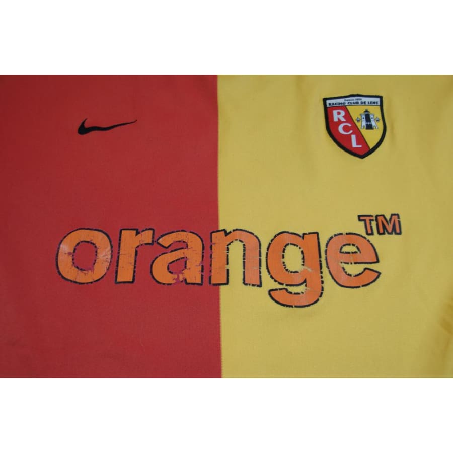 Maillot RC Lens vintage domicile N°10 MOREIRA 2003-2004 - Nike - RC Lens