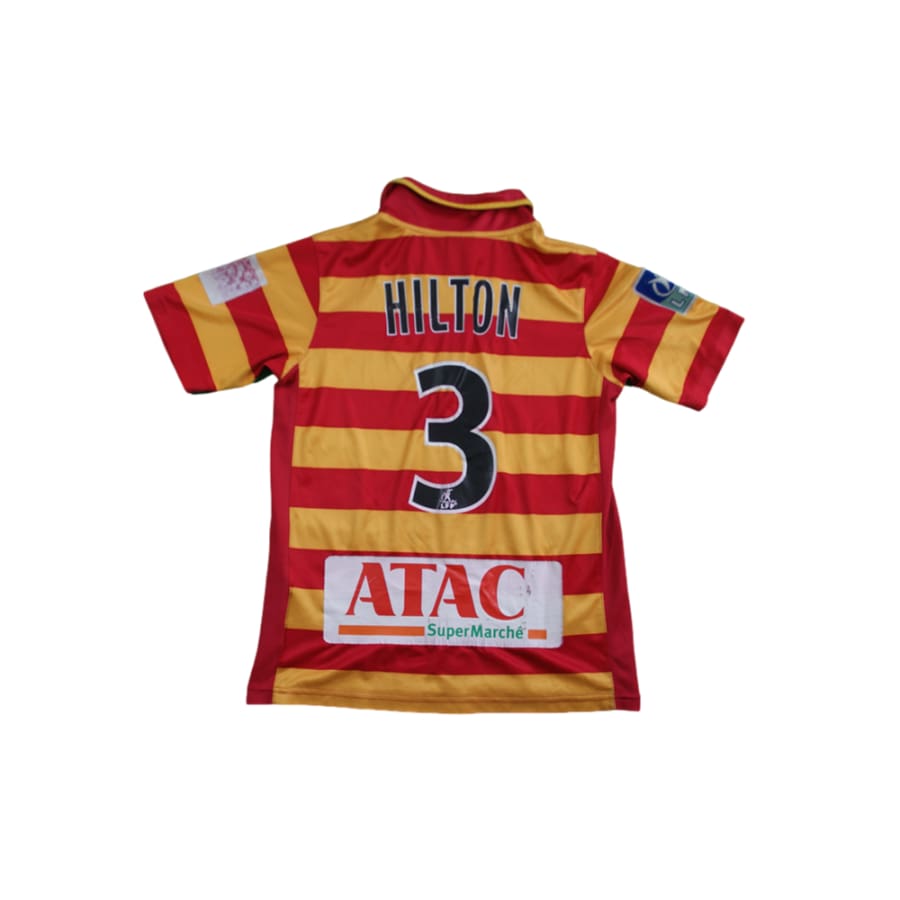 Maillot RC Lens vintage domicile N°3 HILTON 2007-2008 - Nike - RC Lens