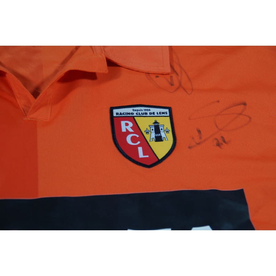 Maillot RC Lens vintage extérieur dédicacé 2007-2008 - Nike - RC Lens