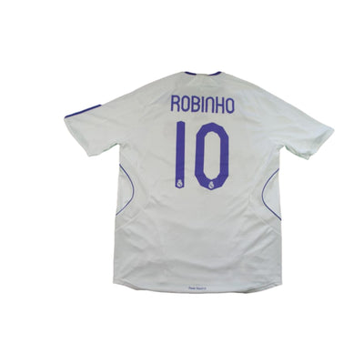Maillot Real Madrid vintage domicile #10 ROBINHO 2007-2008 - Adidas - Real Madrid