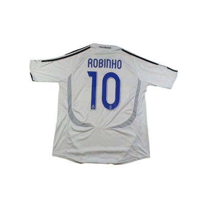 Maillot Real Madrid vintage domicile N°10 ROBINHO 2006-2007 - Adidas - Real Madrid