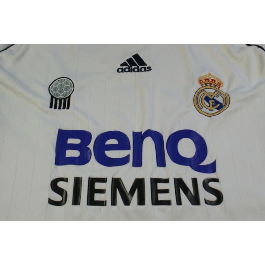 Maillot Real Madrid vintage domicile N°10 ROBINHO 2006-2007 - Adidas - Real Madrid