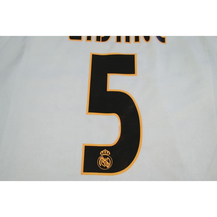 Maillot Real Madrid vintage domicile N°5 ZIDANE 2003-2004 - Adidas - Real Madrid