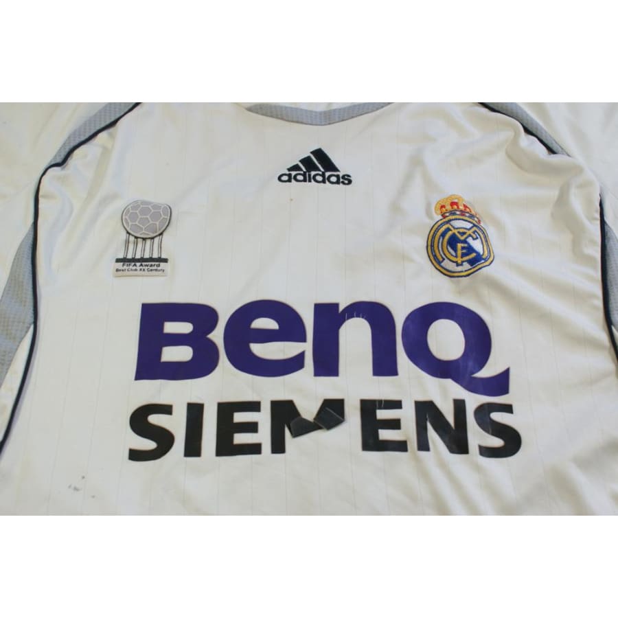 Maillot Real Madrid vintage domicile N°6 DIARRA 2006-2007 - Adidas - Real Madrid