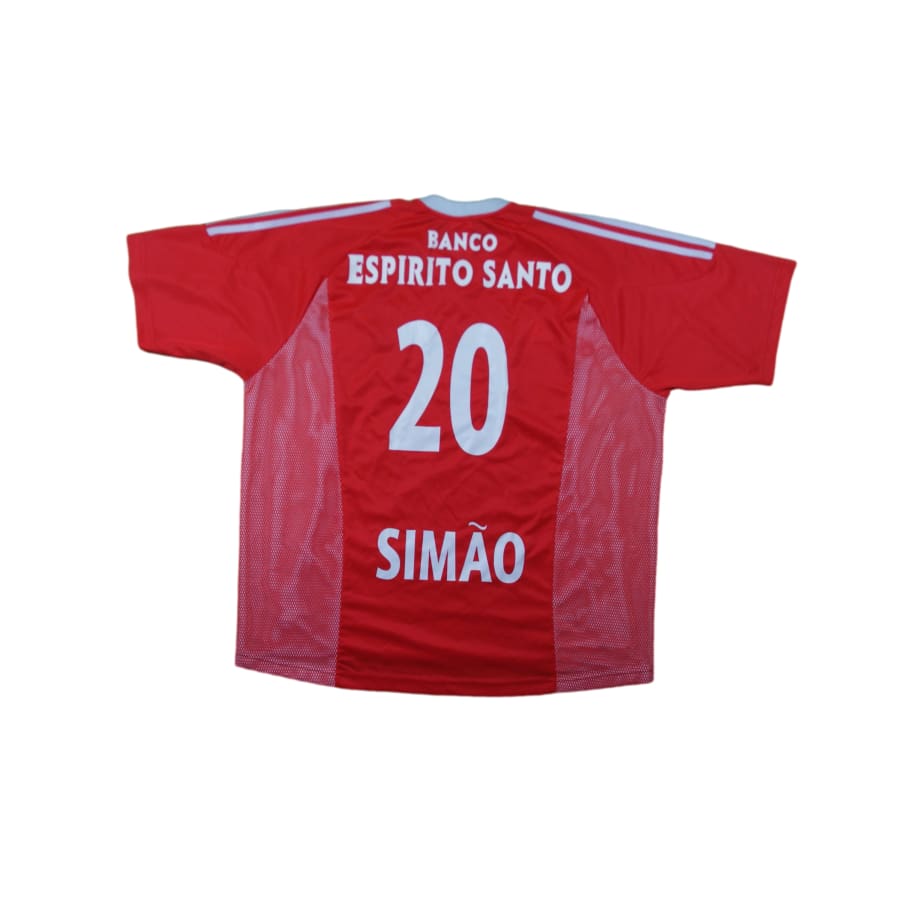 Maillot SL Benfica vintage domicile #20 Simao 2002-2003 - Adidas - Benfica Lisbonne