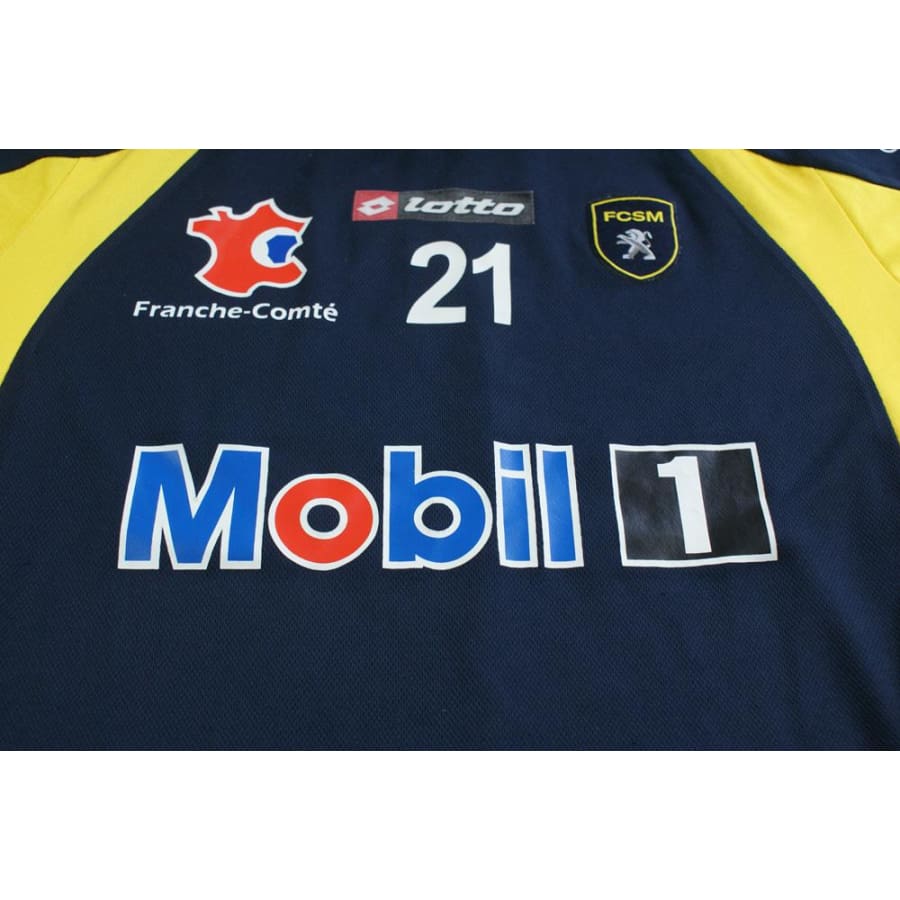 Maillot De Foot Lotto Vintage Années 2000 – Bleu, Manches Longues, Taille XL Pour Adulte