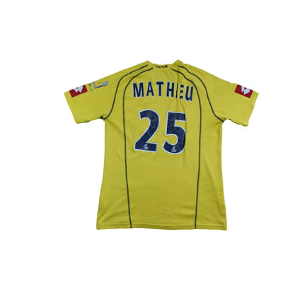 Maillot Sochaux vintage domicile N°25 MATHIEU 2004-2005 - Lotto - FC Sochaux-Montbéliard