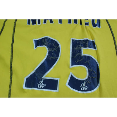 Maillot Sochaux vintage domicile N°25 MATHIEU 2004-2005 - Lotto - FC Sochaux-Montbéliard