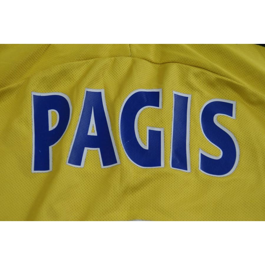 Maillot Sochaux vintage domicile N°9 PAGIS 2002-2003 - Champion - FC Sochaux-Montbéliard