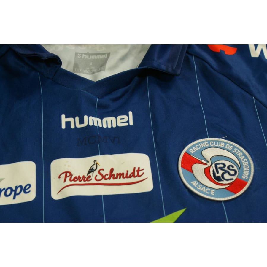 Maillot Football Strasbourg #15 Maillot Vintage RC Strasbourg Alsace #15 Saison 2003-2004 - Entraînement Manches Longues - Taille L Occasion Maillot Strasbourg Vintage