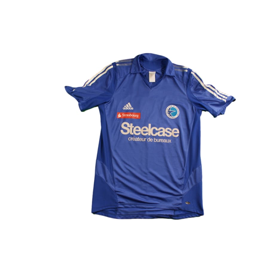 Maillot Strasbourg rétro domicile N°10 FARNERUD.P 2005-2006 - Adidas - RC Strasbourg Alsace