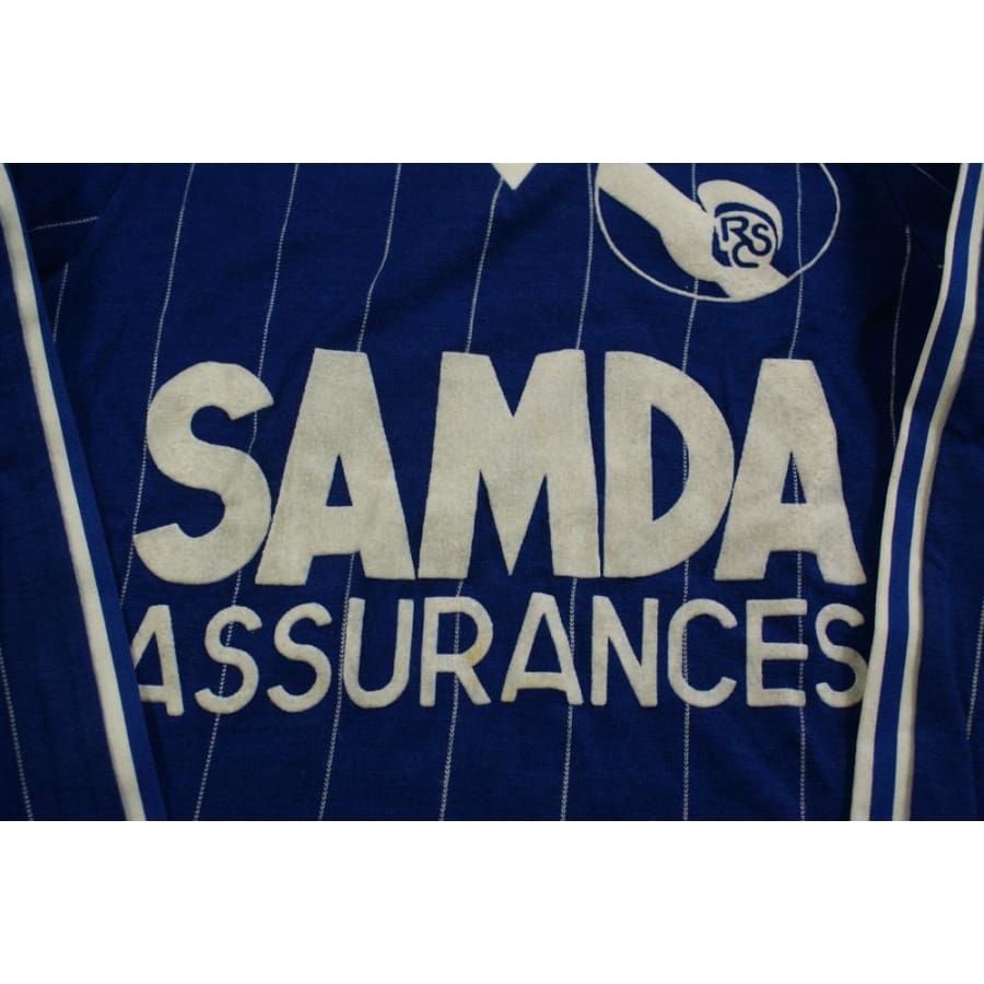 Maillot Strasbourg vintage domicile 1981-1982 - Adidas - RC Strasbourg Alsace