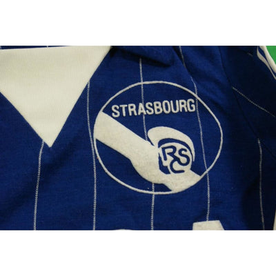 Maillot Strasbourg vintage domicile 1981-1982 - Adidas - RC Strasbourg Alsace