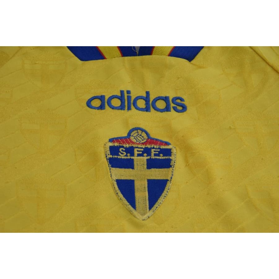 Maillot Suède vintage domicile 1994-1995 - Adidas - Suède