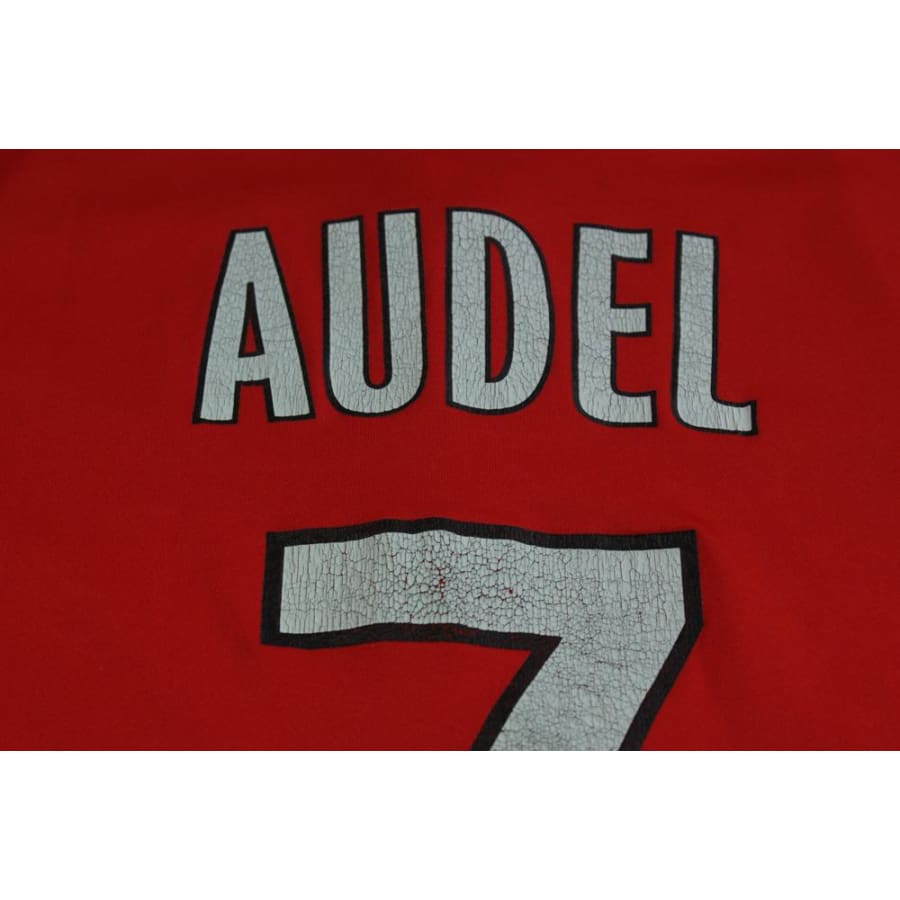 Maillot Valenciennes FC vintage domicile N°7 AUDEL 2007-2008 - Diadora - Valenciennes FC