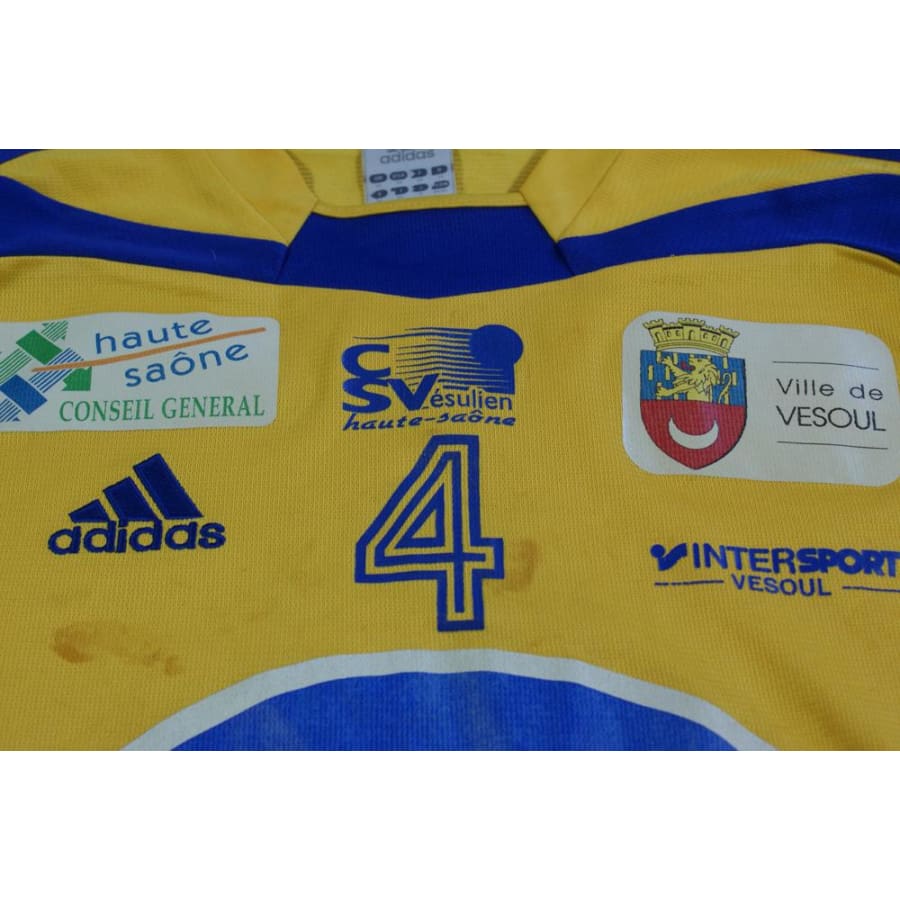 Maillot Vesoul rétro domicile N°4 années 2000 - Adidas - Autres championnats