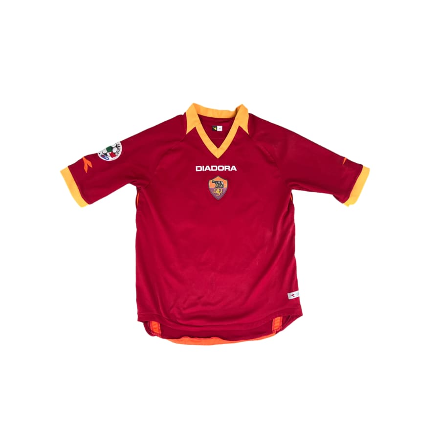 Maillot vintage domicile AS Roma #10 Totti saison 2008-2007 - Diadora - AS Rome