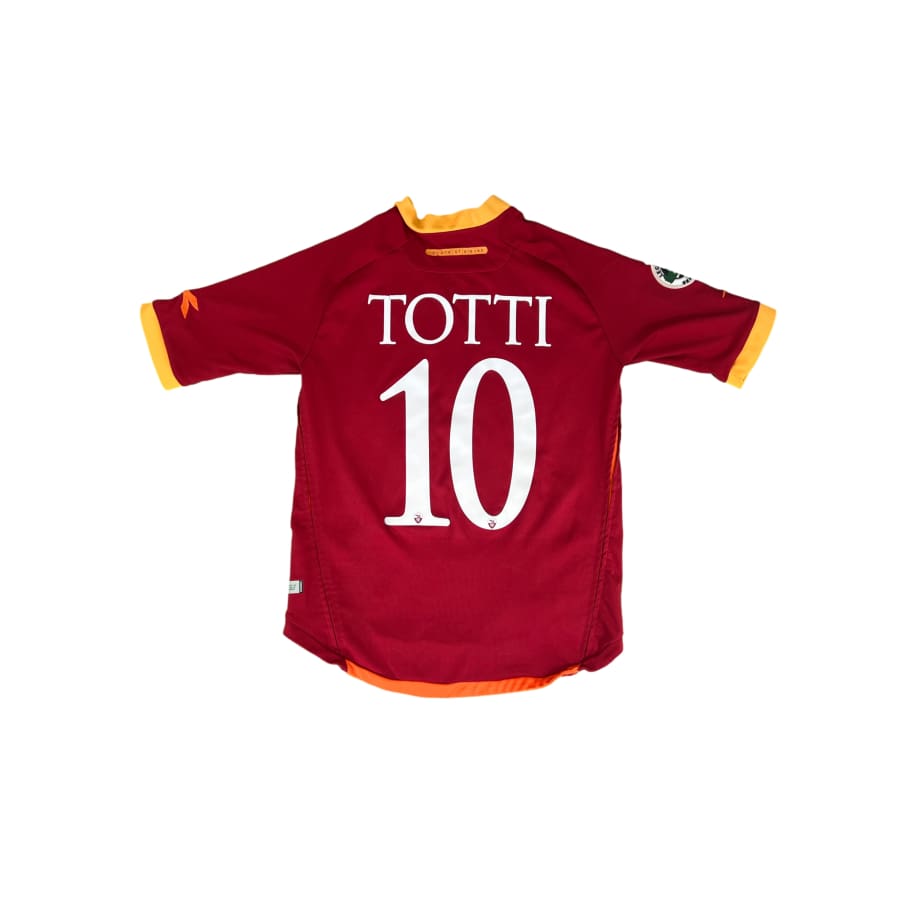 Maillot vintage domicile AS Roma #10 Totti saison 2008-2007 - Diadora - AS Rome