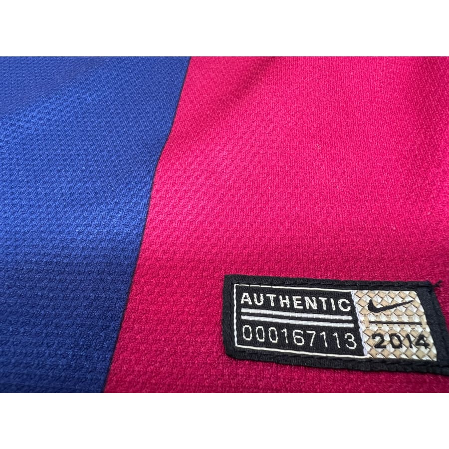 Maillot vintage domicile Barcelone #9 Suarez saison 2014-2015 - Nike - Barcelone