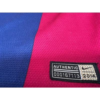 Maillot vintage domicile Barcelone #9 Suarez saison 2014-2015 - Nike - Barcelone