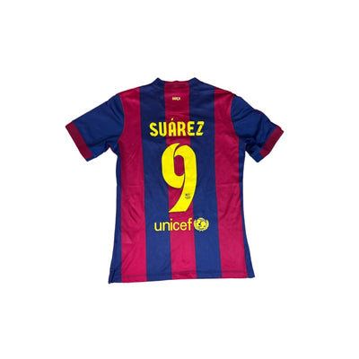 Maillot vintage domicile Barcelone #9 Suarez saison 2014-2015 - Nike - Barcelone