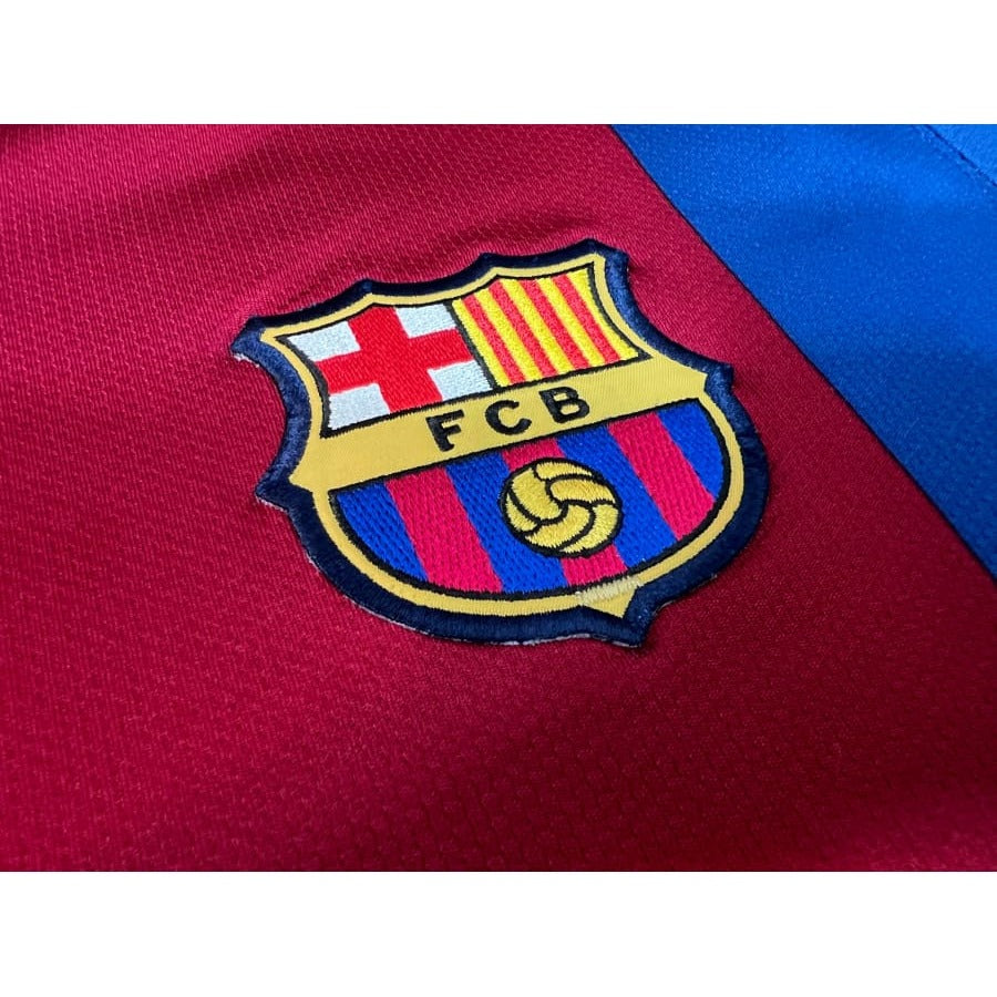 Maillot De Foot Vintage FC Barcelone - Taille M, Avec Nom De Messi, Occasion
