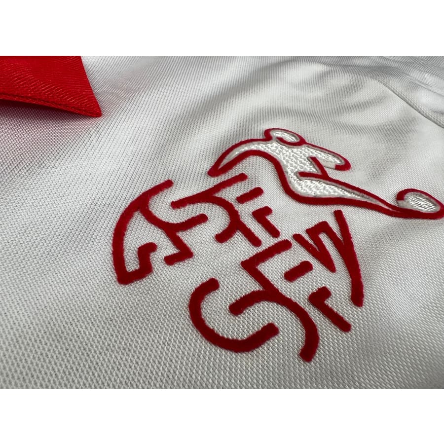 Maillot De Foot Vintage Suisse Domicile 2008-2010 - Puma - Taille M - Rouge