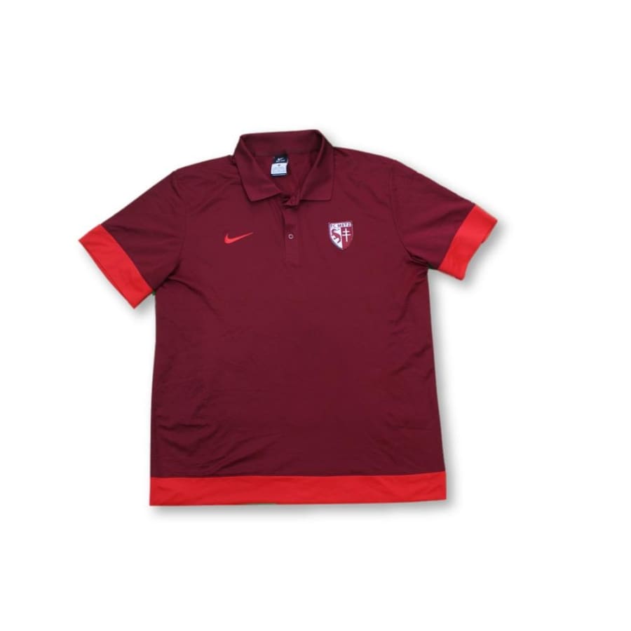 Polo de foot rétro supporter FC Metz années 2010 - Nike - FC Metz