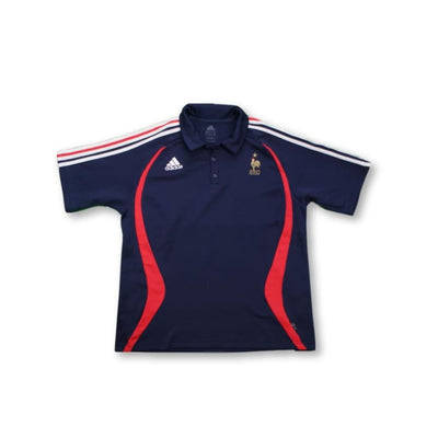 Polo de football rétro supporter Equipe de France 2006-2007 - Adidas - Equipe de France