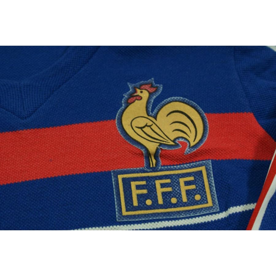 Pull de football rétro supporter Equipe de France années 1980 - Adidas - Equipe de France