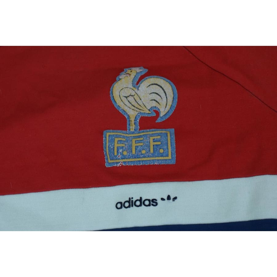 Pull de football rétro supporter Equipe de France années 1990 - Adidas - Equipe de France