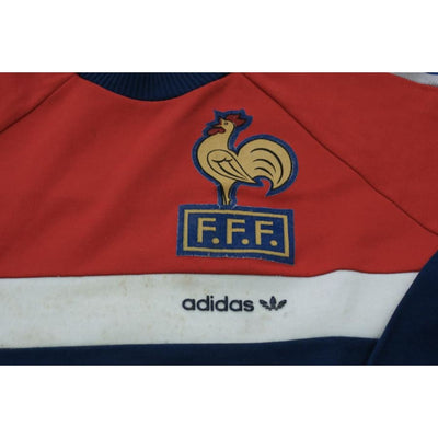 Pull de football vintage Equipe de France années 1980 - Adidas - Equipe de France