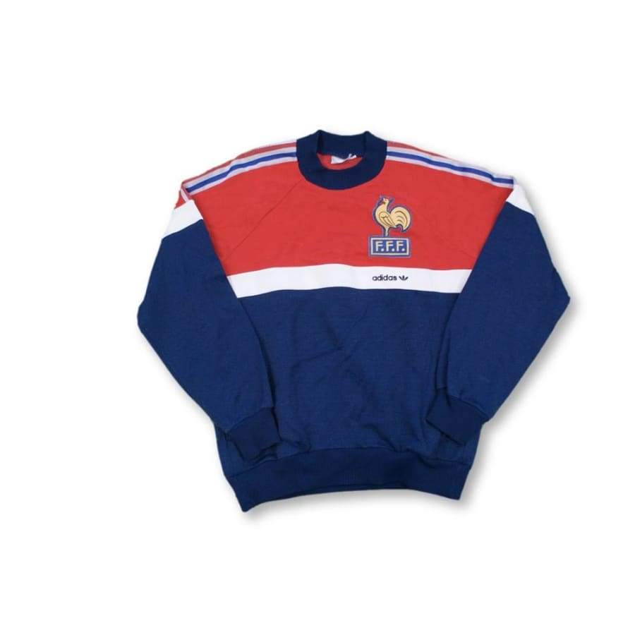 Pull de football vintage Equipe de France années 1990 - Adidas - Equipe de France